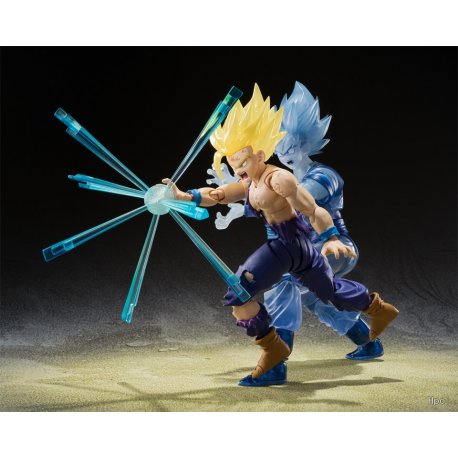 S.H.Figuarts Figurine Super Saiyan Son Goku & Super Saiyan 2 Son Gohan – Édition Exclusive Tamashii