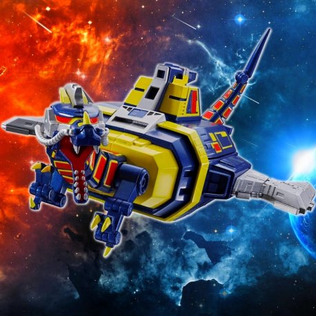 Space Sheriff Gavan (X-Or) Soul of Chogokin GX-106 Denshi Seijyu Dol & Guillan Enba Bandai